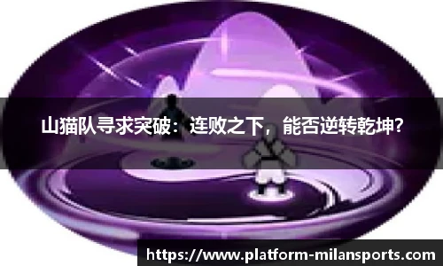 山猫队寻求突破:连败之下,能否逆转乾坤?